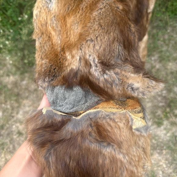 Real fur jacket with hood - Picture 10 of 13